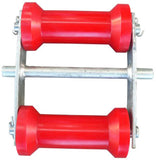 Red/Black Double Keel Roller Assembly Bracket